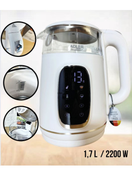 Електрочайник Adler 1.7 л 2200 Вт