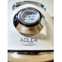 Електрочайник Adler AD 1346 з термометром 1,7 л, 2200 w (білий)