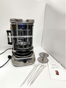 Вертикальний гриль OneConcept Vertikalgrill — електричний гриль для курки та шашлику