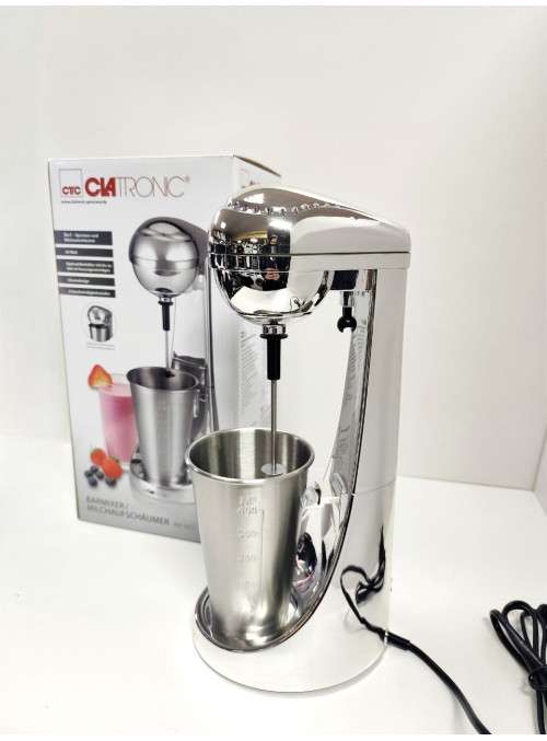 Міксер для молочних коктейлів Clatronic BM 3472 — мілкшейкер та спінювач молока 2в1