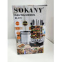 Електрошашличниця Sokany SK-6113 вертикальна на 8 шампурів