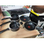 Набір кухонного посуду Tefal 5 предметів з антипригарним покриттям (3 Сотейника та 2 Сковороди)