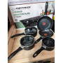 Набір кухонного посуду Tefal 5 предметів з антипригарним покриттям (3 Сотейника та 2 Сковороди)