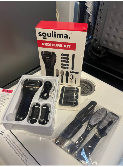 Акумуляторна роликова пилка пемза для ніг і п'ят Soulima 