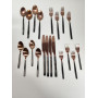 Набір столових приборів Echtwerk cutlery на 20 предмети, бронза/чорний Набір столових приборів Echtwerk cutlery на 20 предмети, бронза/чорний