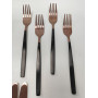 Набір столових приборів Echtwerk cutlery на 20 предмети, бронза/чорний Набір столових приборів Echtwerk cutlery на 20 предмети, бронза/чорний