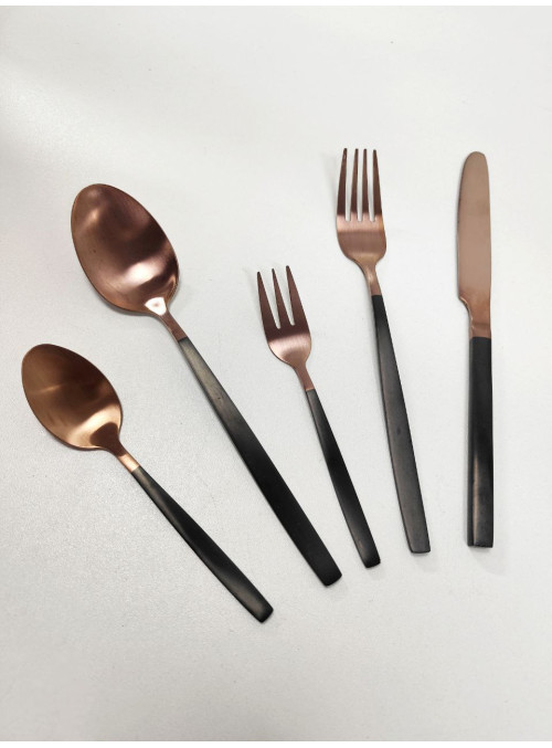 Набір столових приборів Echtwerk cutlery на 20 предмети, бронза/чорний Набір столових приборів Echtwerk cutlery на 20 предмети, бронза/чорний